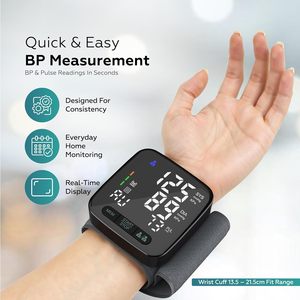 Moniteur de pression artérielle intelligent portable, style montre, rechargeable par USB, dispositif de surveillance de la santé numérique au poignet - Product Image 5