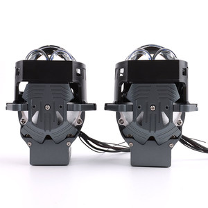 Lente de proyector Bi Led de matriz cuadrada de 3,0 pulgadas, 75W, 6000K, lente de proyector Led de doble lente para actualización/actualización de faros Led - Product Image 4