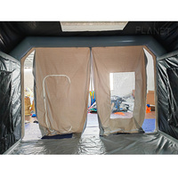 Peinture de tente de voiture de cabine gonflable de peinture de camion de jet mobile hermétique de haute qualité pour la réparation de carrosserie