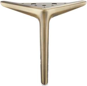 <span class=keywords><strong>Piedi</strong></span> <span class=keywords><strong>per</strong></span> mobili in metallo resistente di ricambio <span class=keywords><strong>per</strong></span> cassettiera mobile divano sedia tavolo da pranzo (bronzo 12 Cm) - Product Image 1