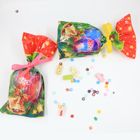 Sac à soufflet personnalisé pour Noël, en PE, PO, PP, OPP, CPE, imprimé, écologique, recyclable et biodégradable, pour emballage de mode, shopping, cadeaux, sucre, snacks, bougies