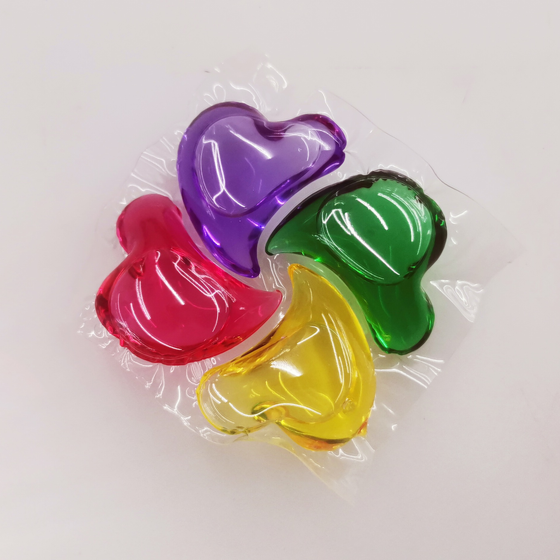 12g 4 в 1 анти-бактерии Водорастворимая пленка Прачечная жидкого моющего средства Pod гель для стирки капсулы моющий шар