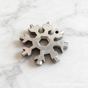 Llave Inglesa Multiherramienta ZY Snowflake 18 en 1 de Acero al Carbono para Uso Doméstico - Product Image 1