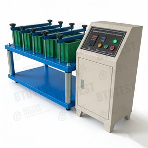 Table vibrante de laboratoire pour béton 600x800mm, avec ensemble de serrage pour compacteur d'échantillons, 3000 VPM, amplitude 0,3-0,6mm, marque Btutest - Product Image 5