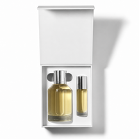 Emballage de parfum durable, boîte cadeau cosmétique de luxe avec fermeture magnétique, boîtes rigides en papier personnalisées pour ensemble de soins de la peau