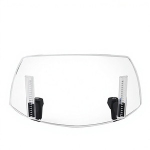 Parabrisas Universal Elevado Pequeño de PCABS para Motocicleta DF001 Compatible con Haojue, Suzuki, Yamaha, <span class=keywords><strong>Davidson</strong></span> - Product Image 3