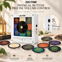 Disque rotatif NFC personnalisé vierge avec capteur, aimant de réfrigérateur, veilleuse, enregistreur de musique pour vinyles et CD remplaçables, haut-parleur
