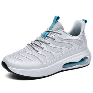 OEM Men's Knitted Running Shoes Light Weight <b>Cushion</b> Sneakers Custom Logo - Product Image 2