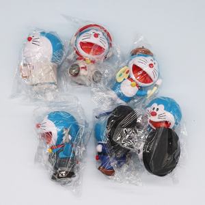 6 Piezas/Juego Versión Q Figura de Anime de PVC de Doraemon, Profesión: Deportista, Policía, para Máquina de Juego Gashapon, Premio de Caja Sorpresa - Product Image 3