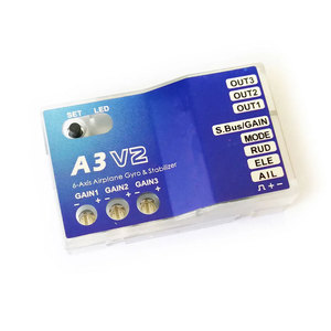 High Quality 3 <strong>Axis</strong> <strong>Gyro</strong> A3 V2 Aeroplane Flight Controller Stabilizer Flight Controller - Product Image 3