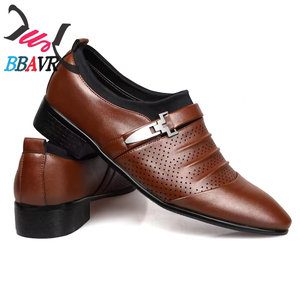 Zapatos de Negocios Transpirables para Hombre, Diseño Hueco, 2024 - Zapatillas Casuales de Cuero Ventiladas para Conducir y Oficina - Product Image 3