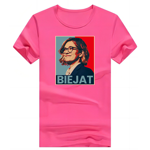 Wholesale Customizable 2025 Unisex Short Sleeve Polish Presidential Candidate T-Shirt Adults Election Cheer T-Shirt Promotional - Product Image 3