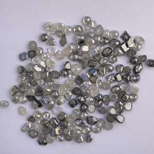 Jewel Creation Diamants naturels gris-noirs 'Salt Pepper' certifiés IGI 1 Carat, formes Rose, Hexagone, Cerf-volant, Poire, Coussin, Diamant en vrac - Product Image 3