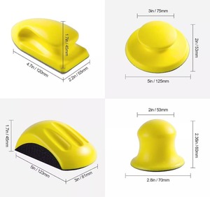 ชุดบล็อกขัดทรายแบบตะขอและห่วง 4 ชิ้น พร้อมแปรงทำความสะอาด 1 ชิ้น บล็อกขัดทรายทรงกลมขนาด 5 นิ้ว และบล็อกขัดทรายรูปเมาส์ - Product Image 2