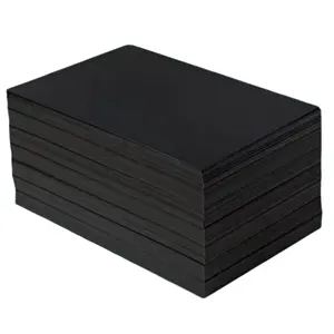 110gsm 130gsm 150gsm 160 gsm Peso Papel de tablero negro Fábrica A4