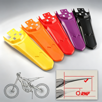 Garde-boue arrière étendu pour moto électrique Sur-Ron Light Bee, protection contre les éclaboussures, plastique PP, pièce de rechange aftermarket