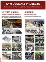 Paket Perlengkapan Gym Komersial untuk Pemula, Pemasangan Pusat Kebugaran Profesional untuk Proyek 50-1000m2 dengan Desain 3D Gratis