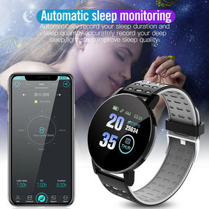 Amaz Ebay Bán hàng nóng 119 cộng với đồng hồ thông minh <span class=keywords><strong>Android</strong></span> hoạt động thể thao Tracker dây đeo cổ tay với huyết áp Smartband cho nam giới phụ nữ - Product Image 6