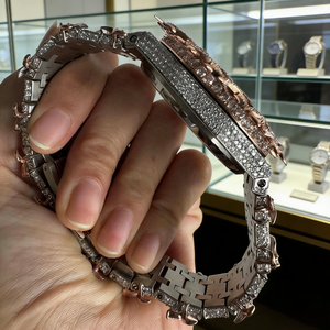 Luxury Full Inlaid Moissanite <b>Watch</b> VVS High Quality Super Shiny Hip Hop <b>Watch</b> Passes Diamond Tester - Product Image 3