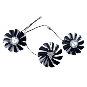 Nuevo ventilador de refrigeración 95MM 85MM CF1010U12S CF9015H12S ventilador de tarjeta de vídeo para XFX Radeon RX 5700XT 5600XT Thicc III ventilador enfriador de tarjeta gráfica - Product Image 4