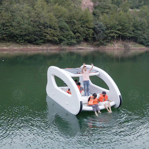 <span class=keywords><strong>Bateau</strong></span> solaire électrique gonflable géant flottant, <span class=keywords><strong>bateau</strong></span> <span class=keywords><strong>de</strong></span> fête aquatique rigide en Drop Stitch avec pont solaire <span class=keywords><strong>pour</strong></span> lacs, complexes hôteliers et entreprises <span class=keywords><strong>de</strong></span> location - Product Image 3