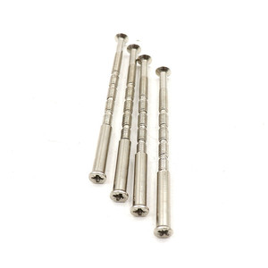 Tornillo de Conexión en Forma de M3 M4 M5 de Acero Inoxidable con Manguito para Manija de Puerta, Niquelado - Product Image 2