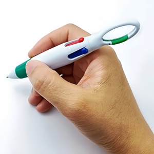 Custom Branded 4-in-1 Multi-color <b>Pen</b> With Hook Novelty Shuttle <b>Pen</b> for Automotive Marketing Promotional Gifts Wholesale - Product Image 1