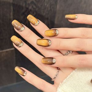 <span class=keywords><strong>Uñas</strong></span> Postizas Pintadas a Mano, 10 Piezas, <span class=keywords><strong>Diseño</strong></span> Acrílico Grueso <span class=keywords><strong>de</strong></span> Alta Calidad, Removibles, Fácil Aplicación para Dedos - Product Image 2