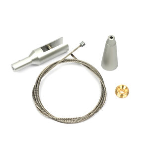 Регулируемая потолочная система безопасности подвесной трос с отлитым цилиндрическим концом - Product Image 2