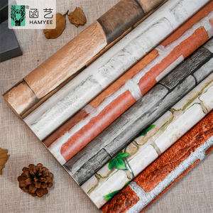 Vente chaude 45cm Pvc 3d <span class=keywords><strong>Brique</strong></span> <span class=keywords><strong>Effet</strong></span> Auto-Adhésif Papier Peint <span class=keywords><strong>Autocollant</strong></span> Mural Décoratif pour Salon - Product Image 3