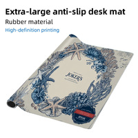 Tapete de Mahjong Moderno de Lujo con Reducción de Ruido, Estilo Oceánico, Ecológico, de Goma Antideslizante, Duradero y Lavable, para 4 Jugadores