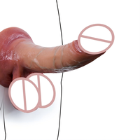 Dispositivo de Masturbación Femenina con Simulación de Huevo Realista, Copa de Succión para Pene, Silicona Líquida Suave, Dispositivo Sexual