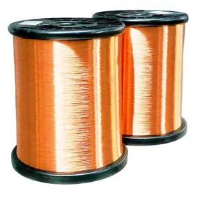Alambre de aluminio y magnesio recubierto de cobre, 23 SWG, 180 de poliéster soldable (imida), esmaltado, CCA, precio de fábrica