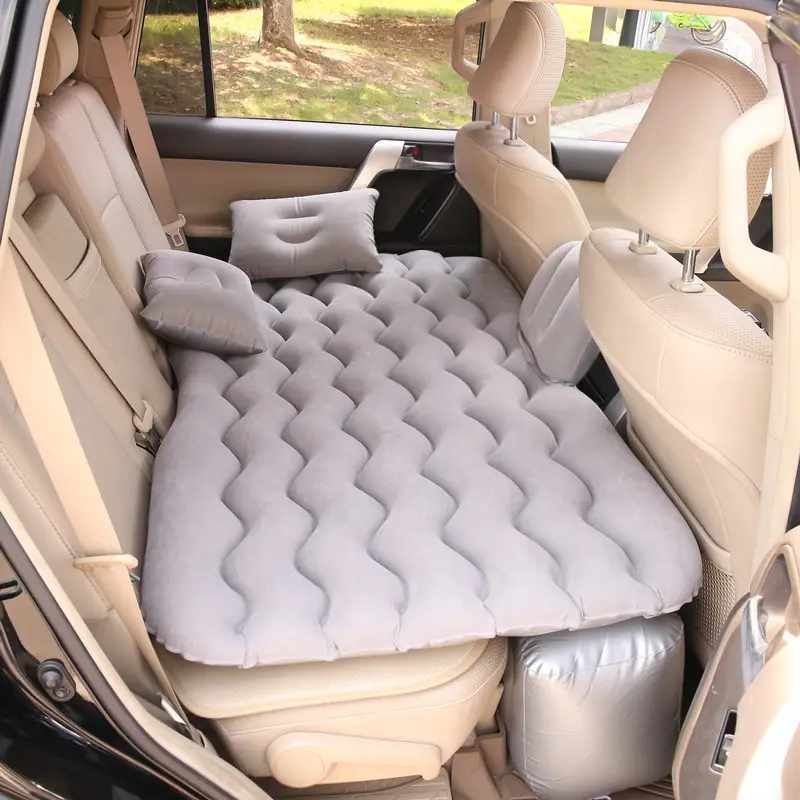 Viagem portátil multiuso colchão de ar em uma cama do carro PVC carro banco traseiro colchão dobrável