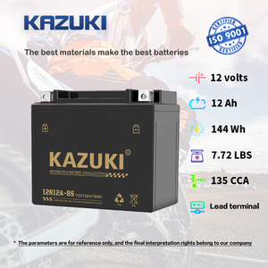 YTX12-BS YTZ14S 12N12A-BS prix usine 12V 12Ah SMF GEL moto moto batterie au plomb pour <span class=keywords><strong>trois</strong></span> roues - Product Image 6