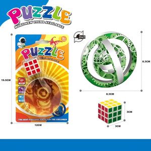 Nuovi arrivi rompicapo con geometria rotante giocattolo Puzzle per bambini dinosauro 3D Puzzle Smart Play Puzzle - Product Image 6