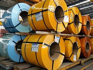 Acier galvanisé prépeint/PPGI de qualité supérieure pour toitures et surfaces murales, couleur <span class=keywords><strong>RAL</strong></span> 2001 3301 - Product Image 5