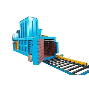 New Arrival Semi-Automatic Horizontal Baler for Recycling Waste Bottles and Cardboard