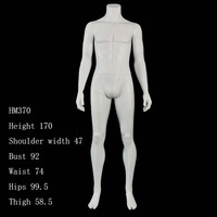 Maniquí de Cuerpo Completo sin Cabeza, Modelo Muscular de Fibra de Vidrio MEIZI HM370