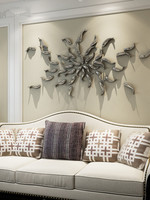 Décoration murale légère en forme de poisson, style Art Déco, pour salon, chambre à coucher et cadeaux d'anniversaire