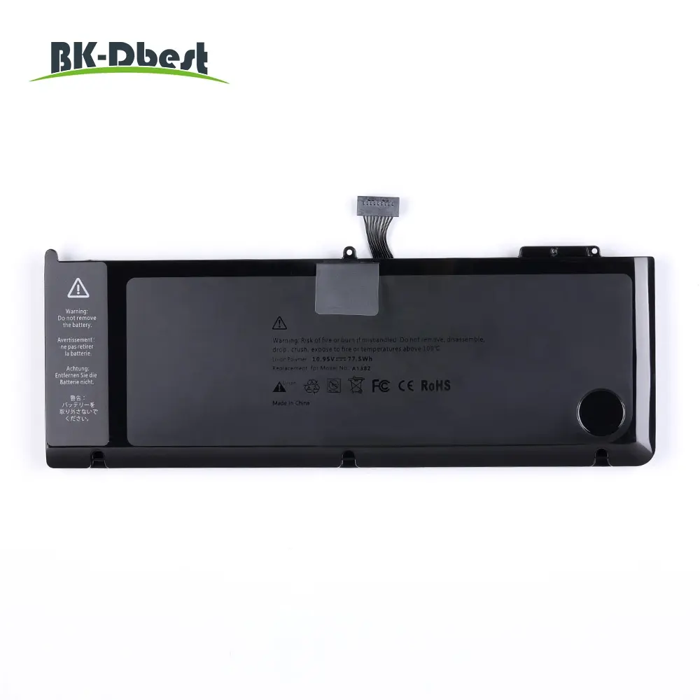 A1382 Batterij Voor Apple Macbook Pro Unibody 15 Inch A1286 Jaar 2011 2012 10.95V 7200Mah