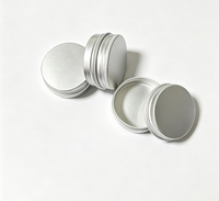 Lot de boîtes rondes en aluminium avec diffuseur et couvercle creux pour cire parfumée longue durée et désodorisant d'intérieur