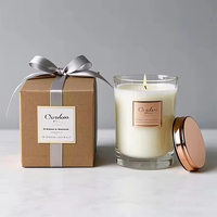 Velas Aromáticas de Lujo con Logotipo Personalizado para Días Festivos, Diwali, Ramadán, Barras, Cera de Soya Hecha a Mano, 60 Horas de Duración
