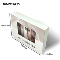 Coffret Cadeau d'Accessoires Personnalisé 6 en 1 pour iPhone, Kit d'Alimentation pour Téléphone Mobile US EU