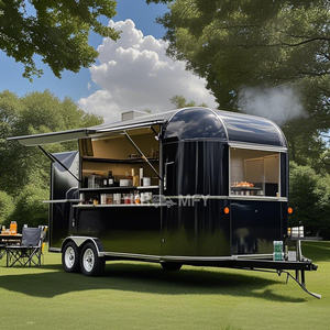 Camion de restauration mobile en acier inoxydable 2025, remorque de restauration, camion de restauration entièrement équipé, cuisine équipée - Product Image 3