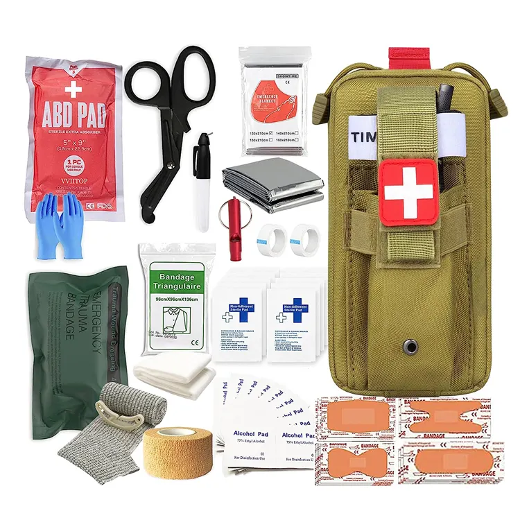 Kit Med Kit Trauma con laccio emostatico sopravvivenza di emergenza pronto soccorso EMT IFAK Kit medico per grave controllo del sanguinamento campeggio escursionismo