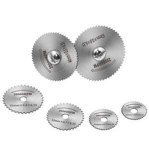 8pcs Mini Circular Saw Blade Set Electric Grinding HSS Cutting Disc Rotary Tool Accessories Plastic Wood Cutting Discs - Product Image 4