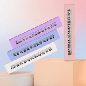 2024 personalizado <span class=keywords><strong>de</strong></span> alta calidad Wispy C D Curl DIY Lash Devil Segment Eye Lashes Cluster Tray - Product Image 5