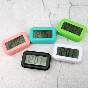 Réveil numérique pour enfants, horloge simple et mignonne avec calendrier, nouveauté