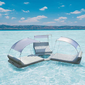 Silla Flotante Inflable de PVC para Piscina, Tumbona Reclinable, Silla Flotante Resistente para Piscina, Lago, Océano y Playa - Product Image 3